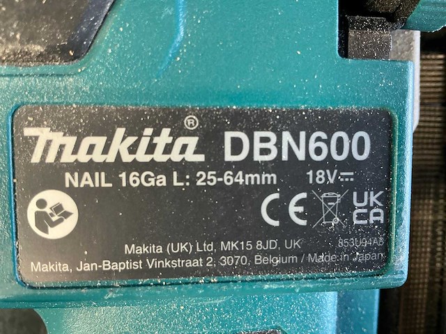 Makita dbn600 tacker - afbeelding 3 van  5