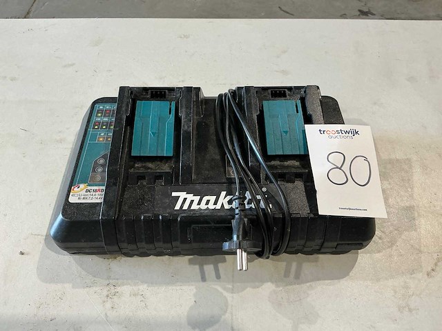 Makita dc18rd acculader - afbeelding 1 van  4
