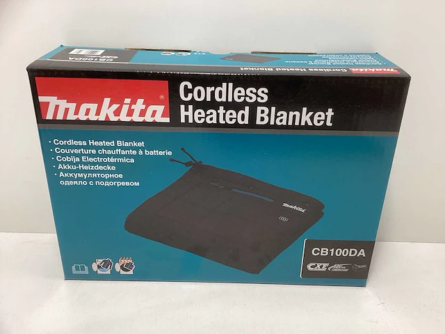 Makita dcb200a deken en verwarmingskussen warme deken zwart polyester - afbeelding 1 van  1