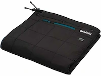 Makita dcb200a deken en verwarmingskussen warme deken zwart polyester - afbeelding 2 van  2