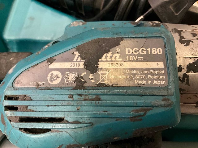 Makita dcg 180 accu lijm- en kitspuit (3x) - afbeelding 4 van  12