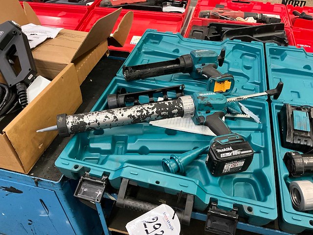 Makita dcg 180 accu lijm- en kitspuit (3x) - afbeelding 1 van  12