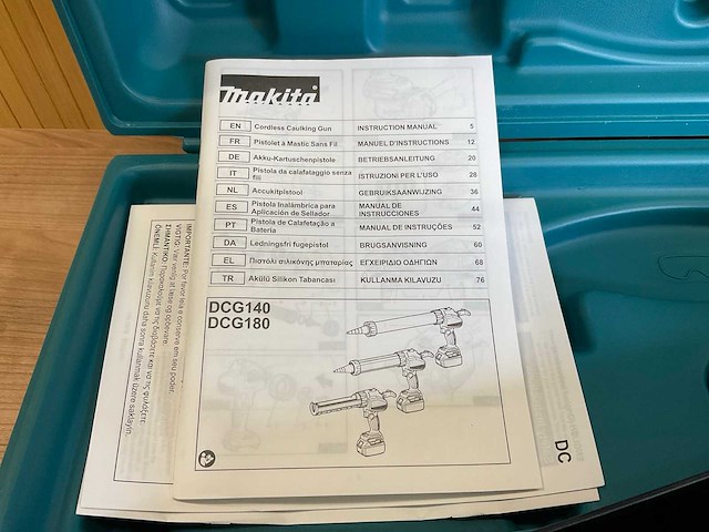 Makita dcg180 18v accu kitspuit - afbeelding 6 van  10