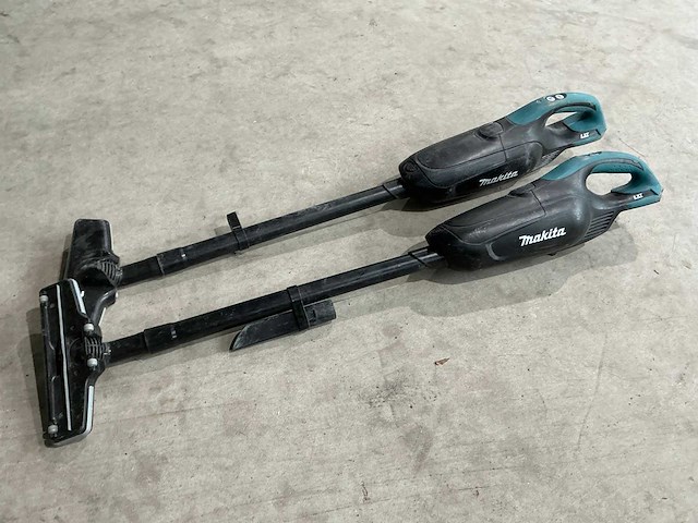 Makita dcl 182 accu stofzuiger (2x) - afbeelding 1 van  4