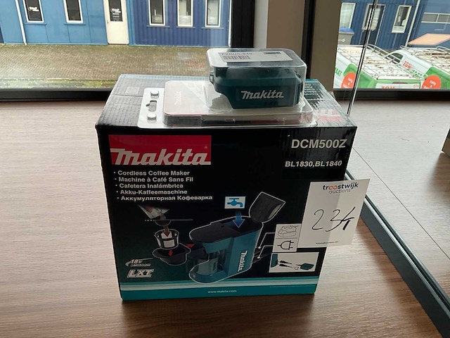 Makita dcm500z koffie machine - afbeelding 1 van  6