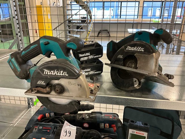 Makita dcs551 cirkelzaagmachine (2x) - afbeelding 1 van  5