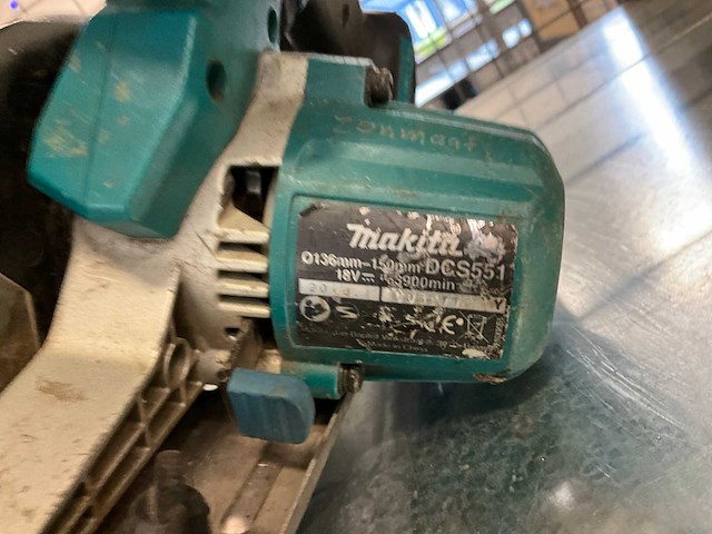 Makita dcs551 cirkelzaagmachine (2x) - afbeelding 5 van  5