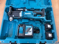 Makita dda460 haakse boormachine incl. 2x 5a accu bl1850b + acculader dc18rc - afbeelding 4 van  11