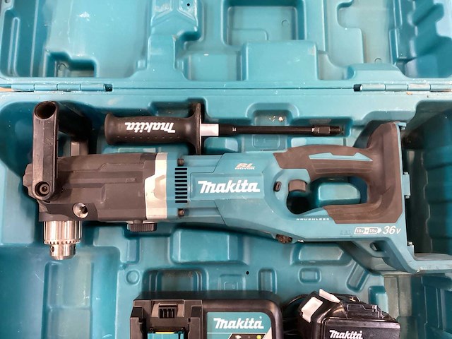 Makita dda460 haakse boormachine incl. 2x 5a accu bl1850b + acculader dc18rc - afbeelding 6 van  11