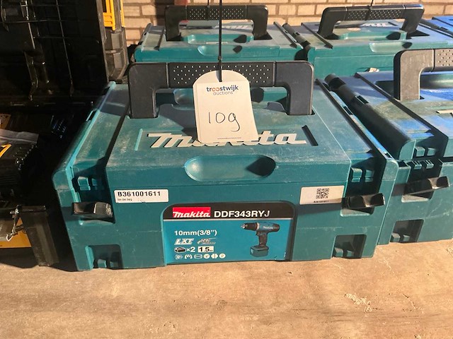 Makita ddf343 accu boormachine (2x) - afbeelding 4 van  4