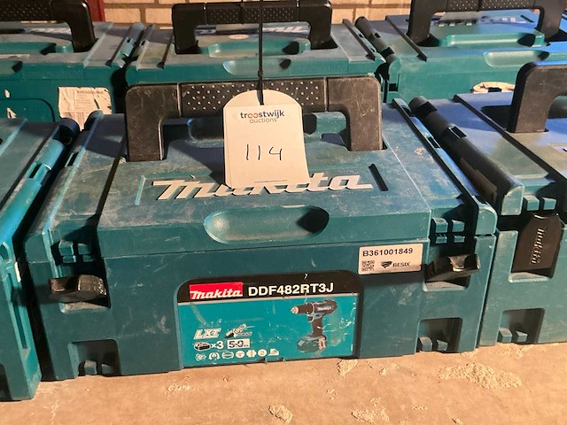 Makita ddf343 accu boormachine (2x) - afbeelding 2 van  2