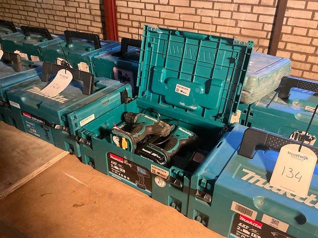 Makita ddf343 accu boormachine (2x) - afbeelding 1 van  4