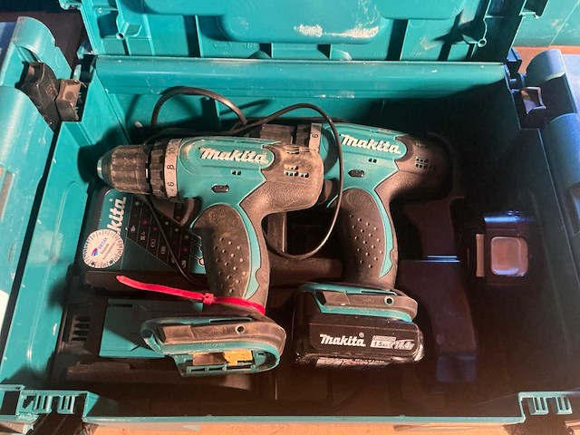 Makita ddf343 accu boormachine (2x) - afbeelding 2 van  4