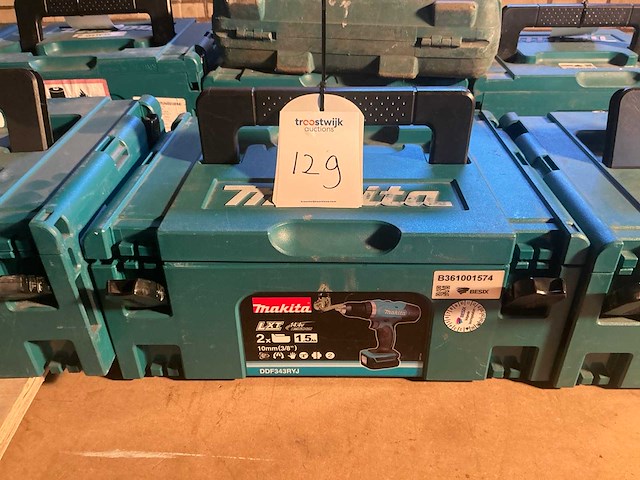 Makita ddf343 accu boormachine (2x) - afbeelding 4 van  4