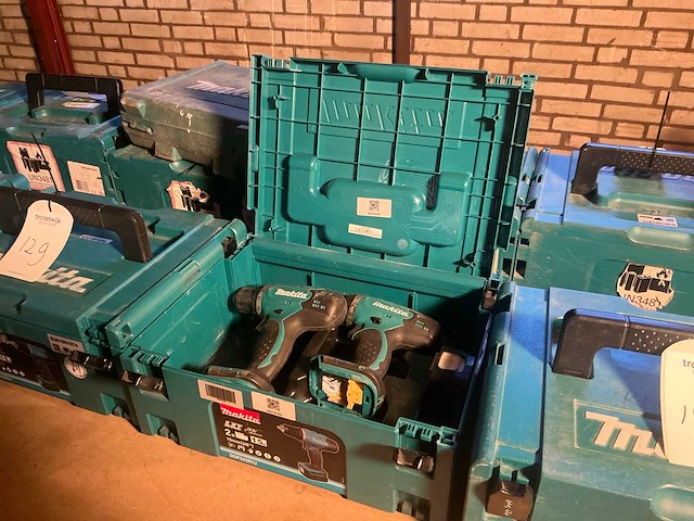 Makita ddf343 accu boormachine (2x) - afbeelding 1 van  4