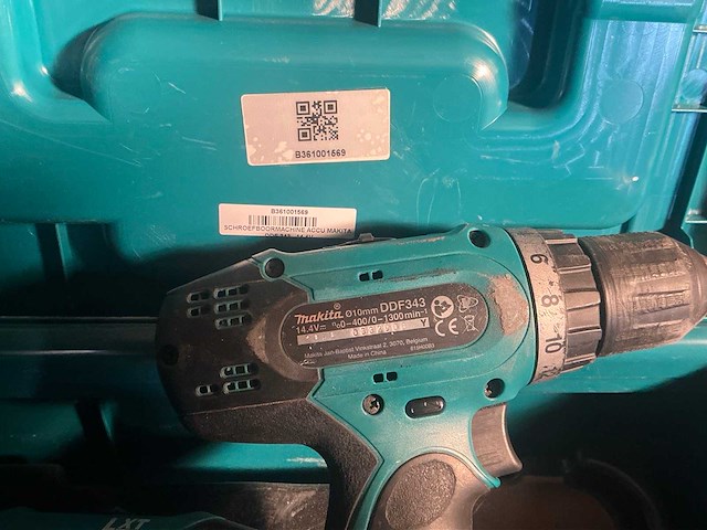 Makita ddf343 accu boormachine (2x) - afbeelding 3 van  4