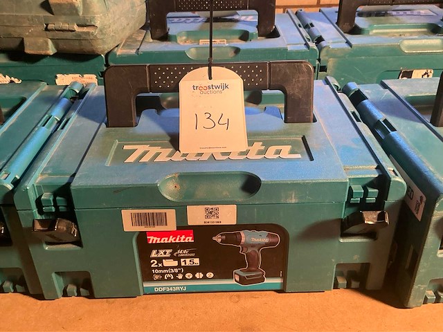 Makita ddf343 accu boormachine (2x) - afbeelding 4 van  4
