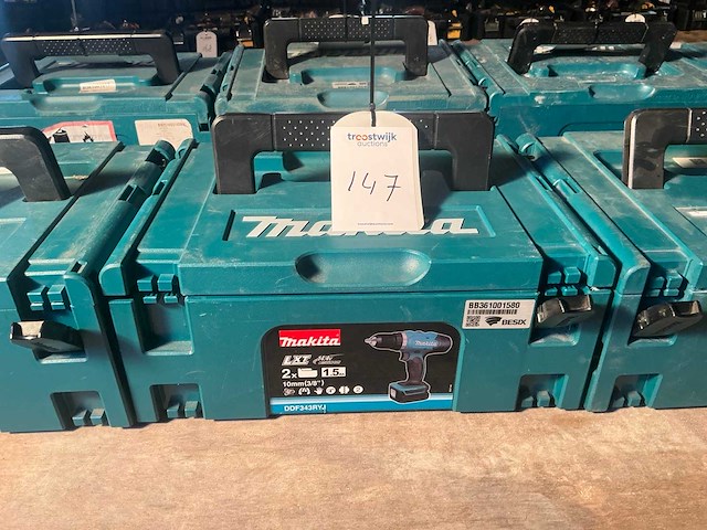 Makita ddf343 accu boormachine (2x) - afbeelding 4 van  4
