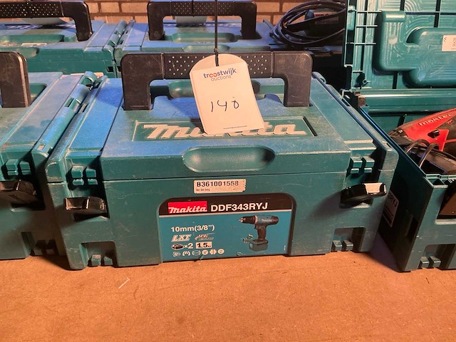 Makita ddf343 accu boormachine - afbeelding 4 van  4