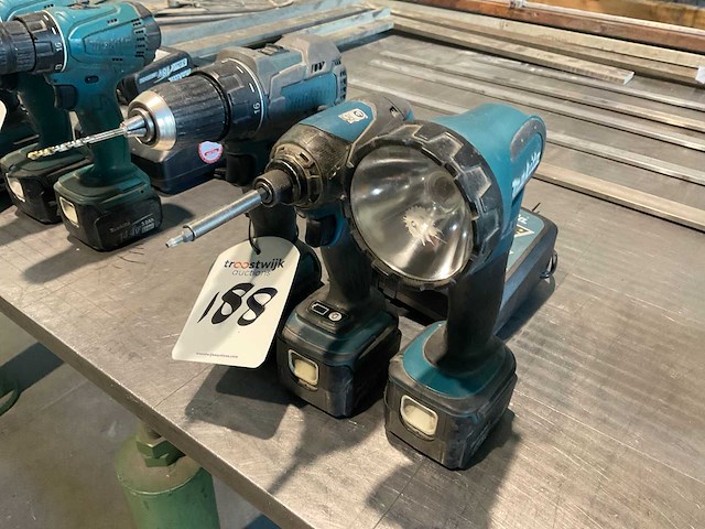 Makita ddf440 / btd134 schroefboormachine (2x) - afbeelding 2 van  3