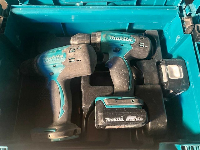 Makita ddf453 accu boormachine (2x) - afbeelding 2 van  4
