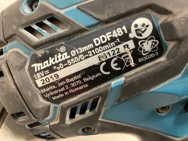 Makita ddf481 boor-/schroefmachine - afbeelding 1 van  1