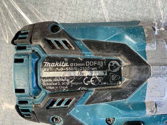 Makita ddf481 schroefboormachine - afbeelding 3 van  5