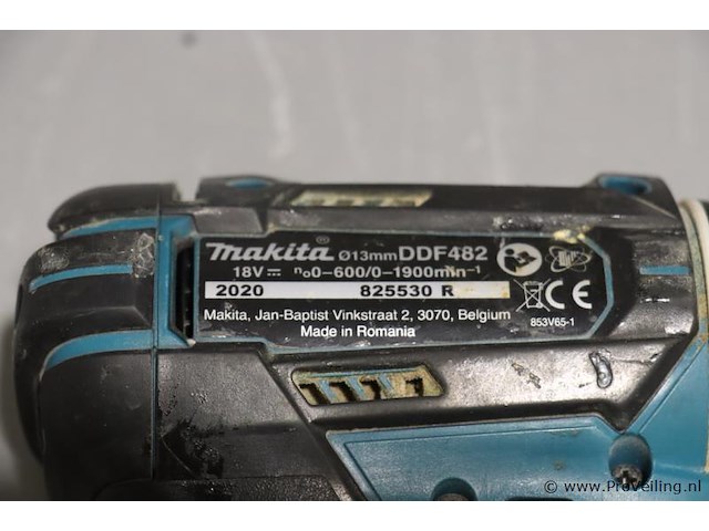 Makita ddf482 accu-boormachine, 18v - afbeelding 2 van  4