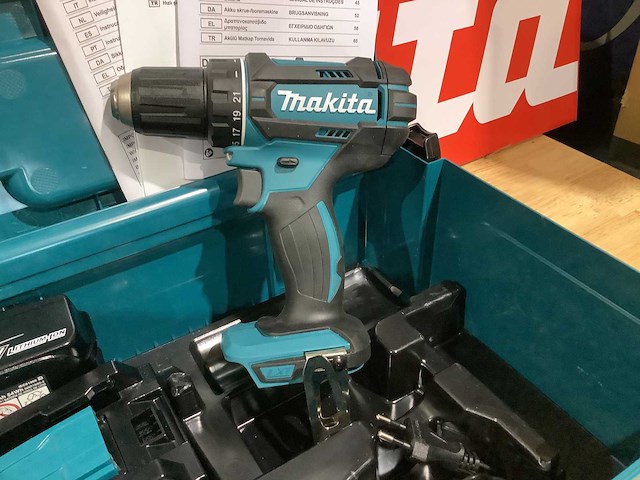Makita ddf482 lxt 18v accu schroefmachine set - afbeelding 7 van  9