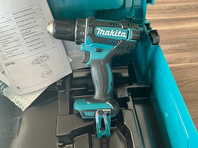 Makita ddf482 lxt 18v accu schroefmachine - afbeelding 3 van  6