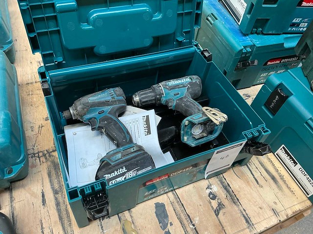 Makita ddf482/dtd153 boorschroefmachine set - afbeelding 1 van  3