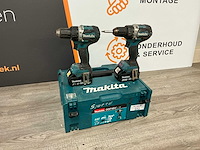 Makita ddf484 boormachine (2x) - afbeelding 1 van  4