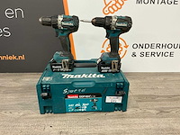 Makita ddf484 boormachine (2x) - afbeelding 2 van  4