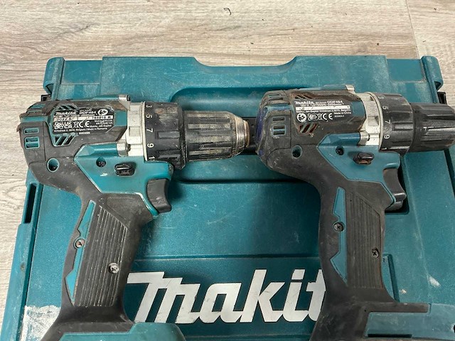 Makita ddf484 boormachine (2x) - afbeelding 4 van  4