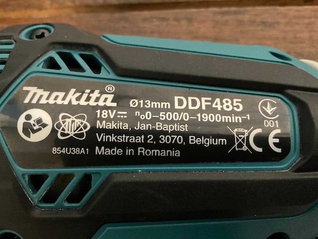 Makita ddf485 boormachine - afbeelding 7 van  7
