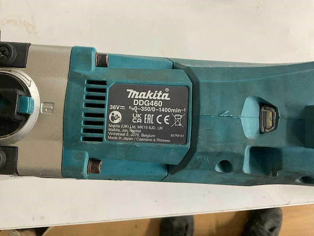 Makita ddg460 accu grondboor, body - afbeelding 3 van  3