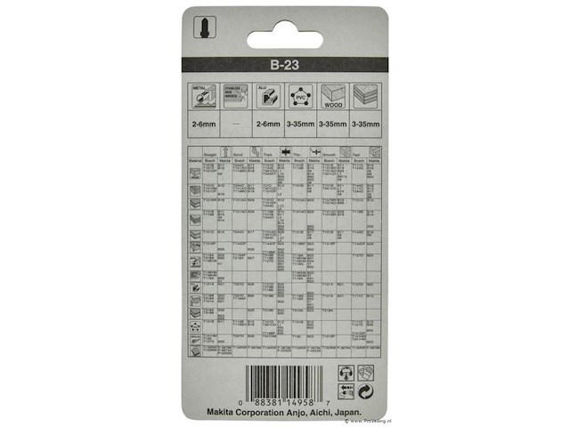 Makita decoupeerzaagblad b-23 - a-85743 - afbeelding 2 van  3
