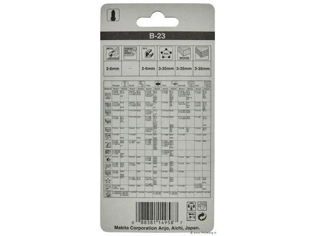 Makita decoupeerzaagblad b-23 - a-85743 - afbeelding 2 van  3