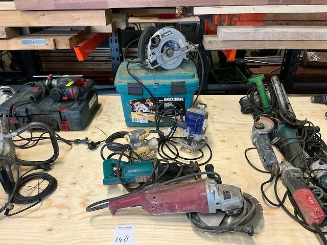 Makita / dewalt / elu electrisch gereedschap (5x) - afbeelding 1 van  8