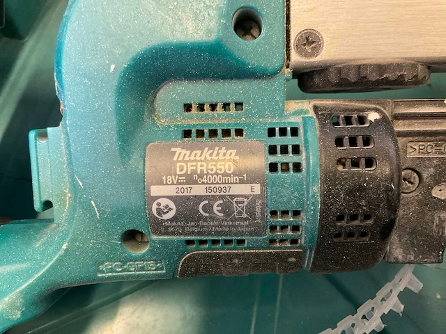 Makita dfr550z schroefautomaat - afbeelding 3 van  5