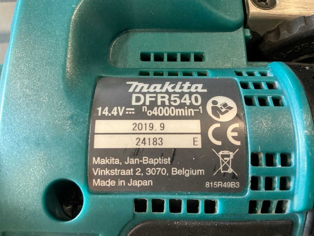 Makita dfr550zj bandschroefmachine - afbeelding 6 van  8