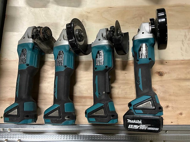 Makita dga 504/506/508 haakse slijpmachine (4x) - afbeelding 2 van  4