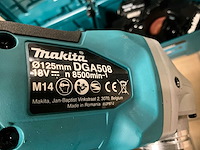 Makita dga 508 haakse slijpmachine (2x) - afbeelding 5 van  5