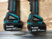 Makita dga 508 haakse slijpmachine (2x) - afbeelding 2 van  6