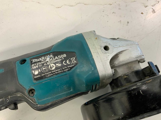 Makita dga 508 haakse slijpmachine - afbeelding 3 van  4