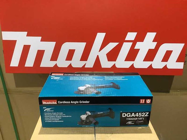 Makita dga452z accu slijpmachine / haakse slijper - afbeelding 2 van  2