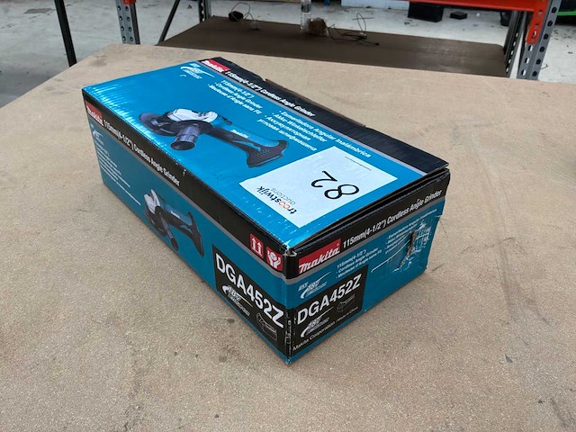 Makita dga452z haakse slijpmachine 18v body - afbeelding 2 van  3
