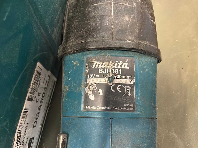 Makita dga504 accu- haakse slijpmachine - afbeelding 3 van  3