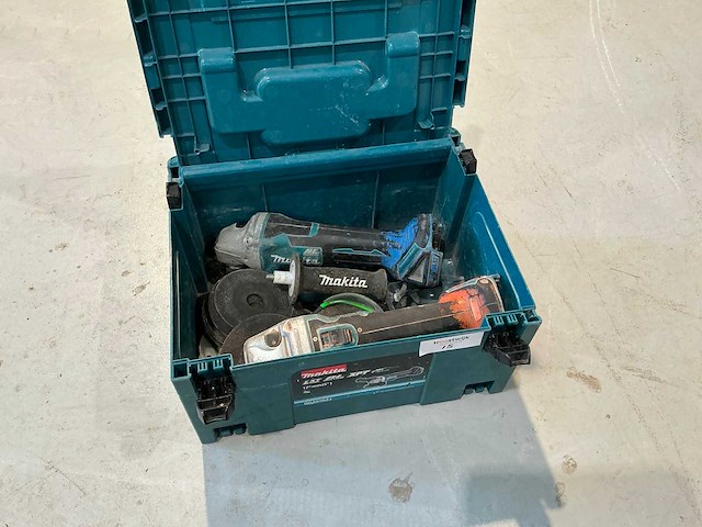 Makita dga504 haakse slijpmachine (2x) - afbeelding 1 van  3