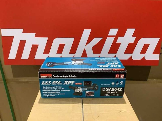 Makita dga504z 18v lxt accu slijpmachine / haakse slijper - afbeelding 2 van  4